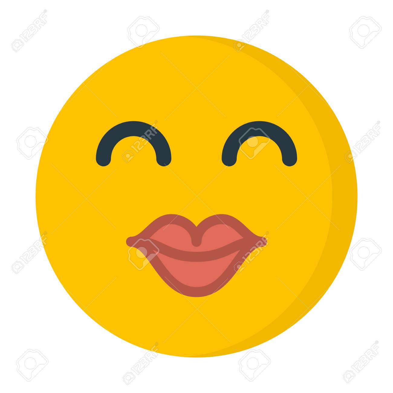 kiss emoji illustration royalty free cliparts vectors and stock