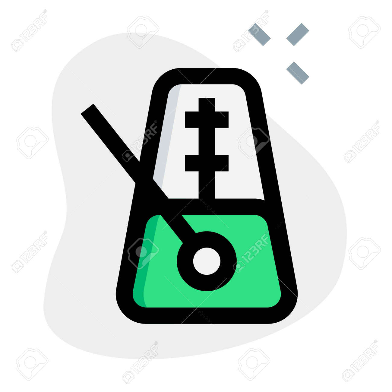 Metrónomo Con Para Crear Sonido Electrónico Ilustraciones Svg, Vectoriales, Clip Art Vectorizado Libre Derechos. Image 175957096.