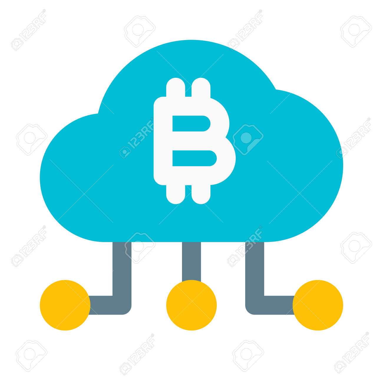 마이닝 레이아웃을 위한 클라우드 기반 비트코인 네트워크 로열티 무료 사진, 그림, 이미지 그리고 스톡포토그래피. Image  179709267