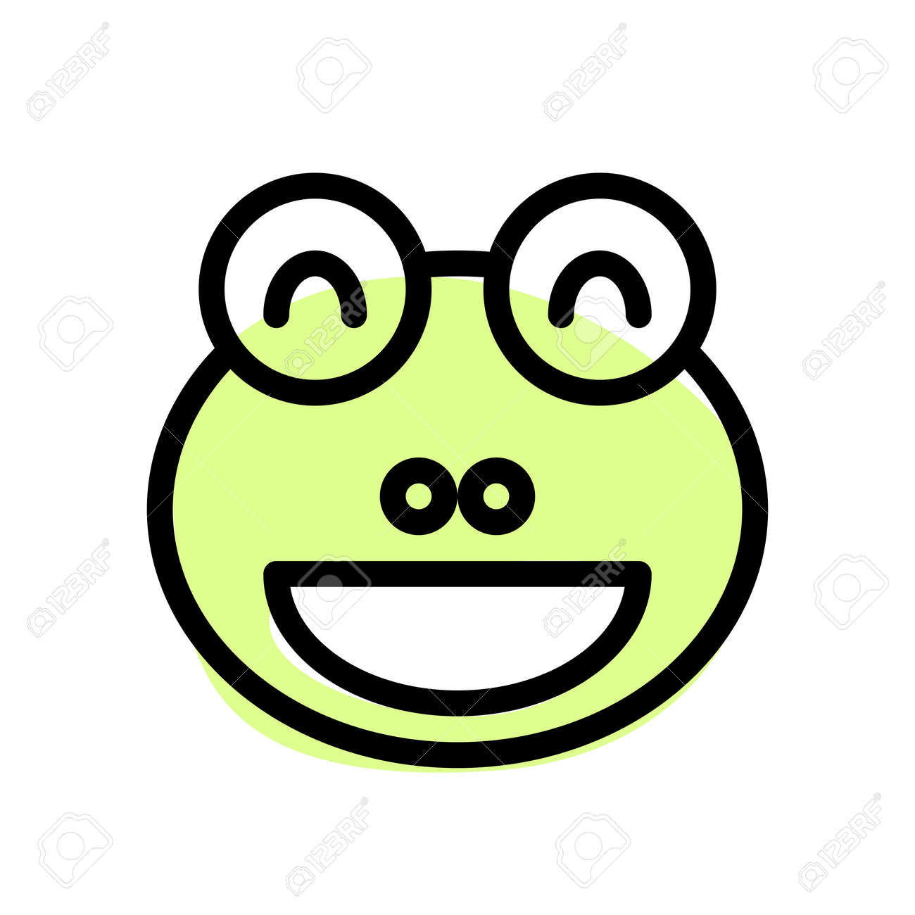 Colored Emoticons Icon Smile, Smirking Face Emoji Royalty Free SVG, Cliparts,  Vectors, and Stock Illustration. Image 104576280., image size:1300x1300