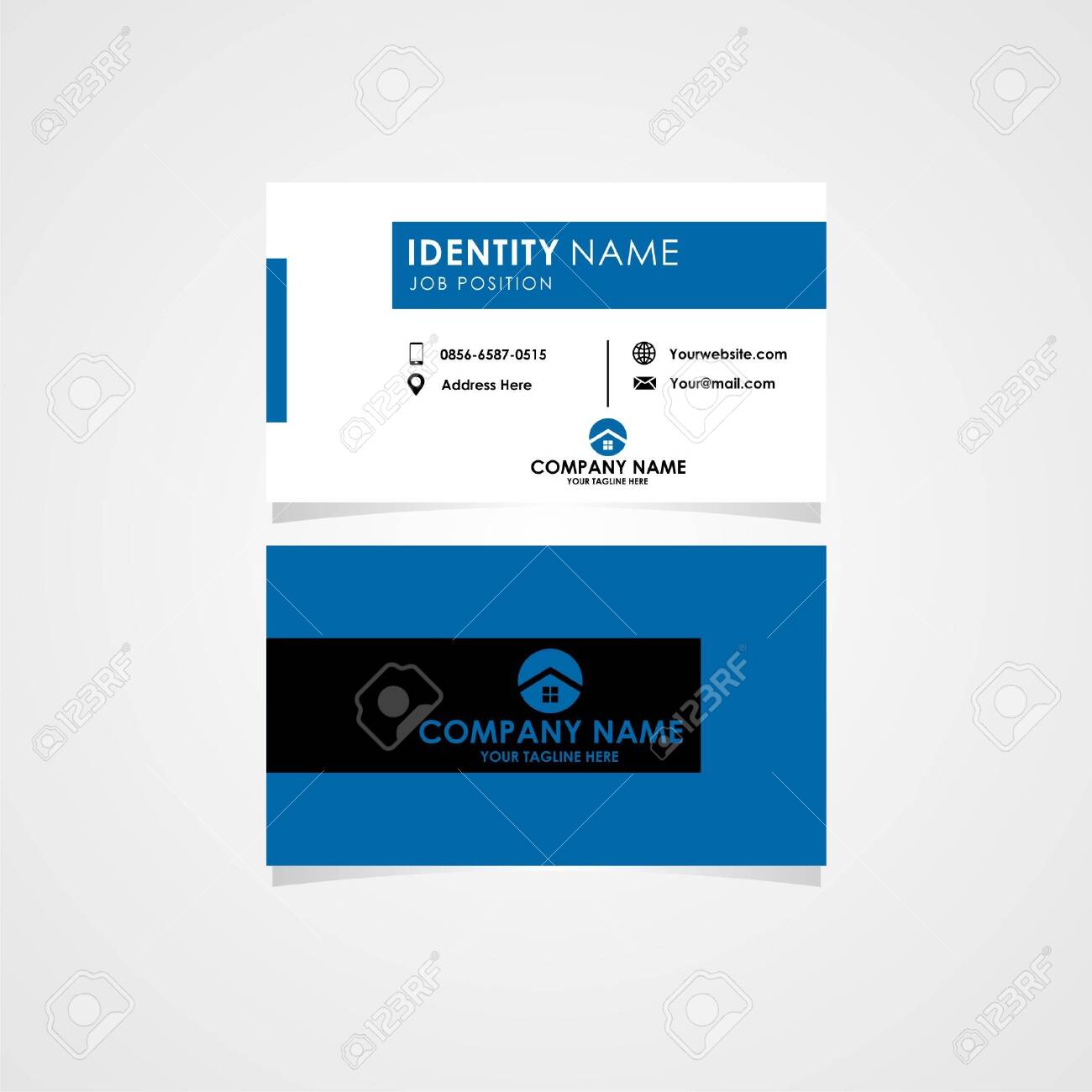 this business card with simple style is perfect for your real estate or property project. - 147493855 this business card with simple style is perfect for your real estate or property project. - 147493855
