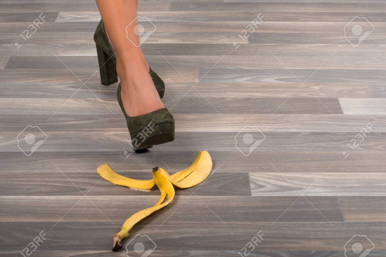 slip on a banana peel