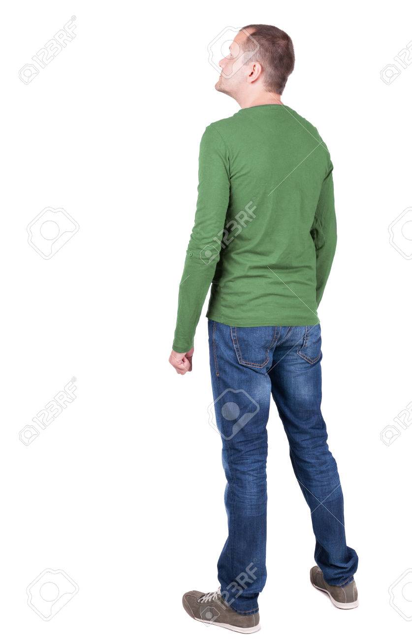 若い男のジーンズ 