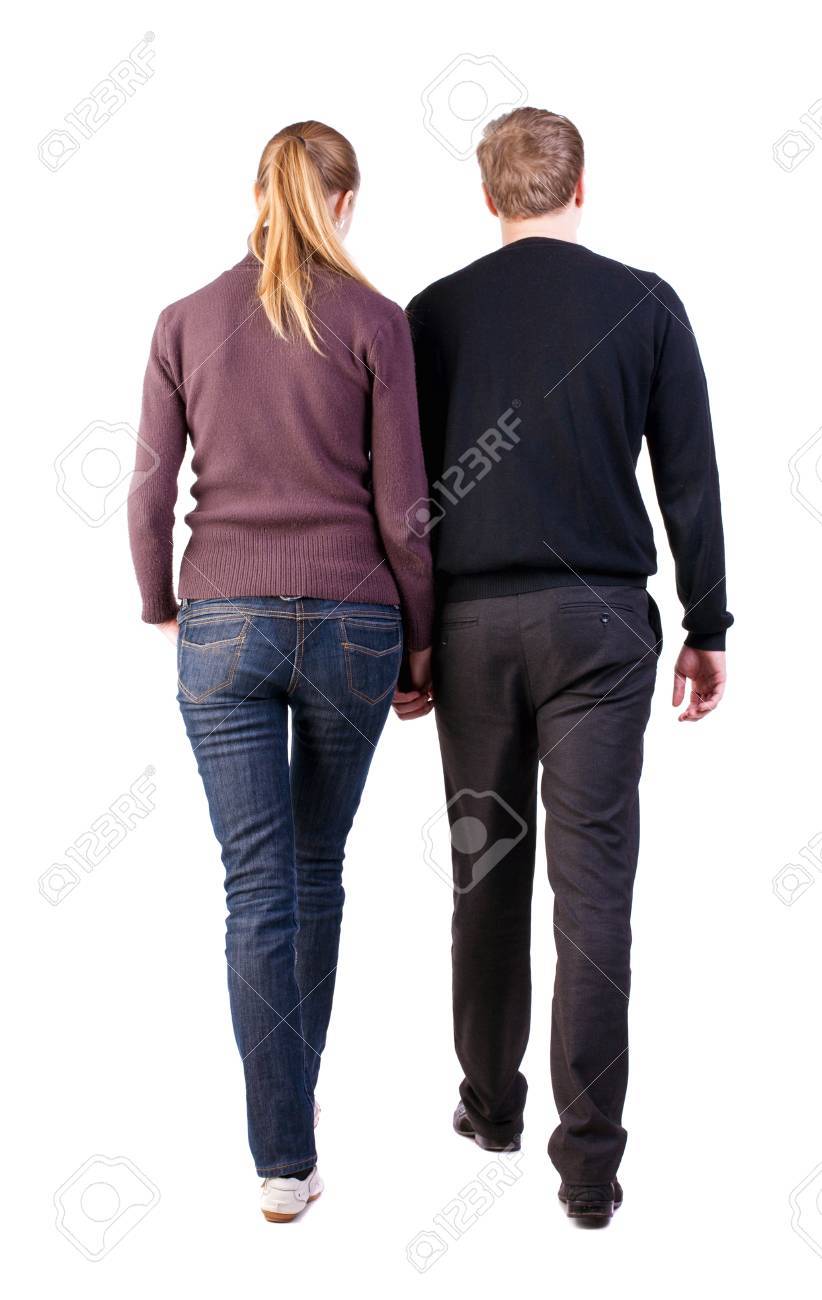 Young Husband And Wife In Autumn Clothes