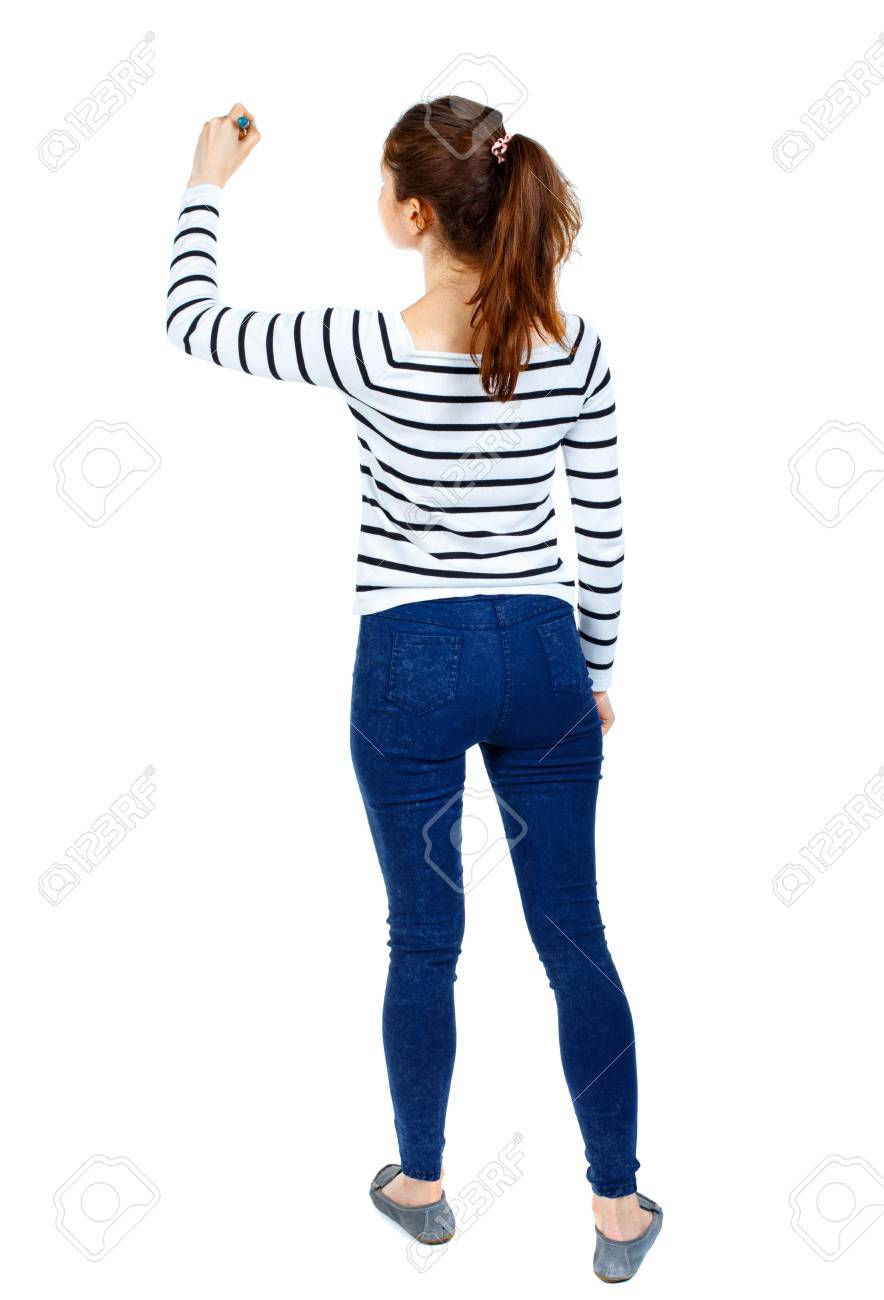 pull ecriture dans le dos