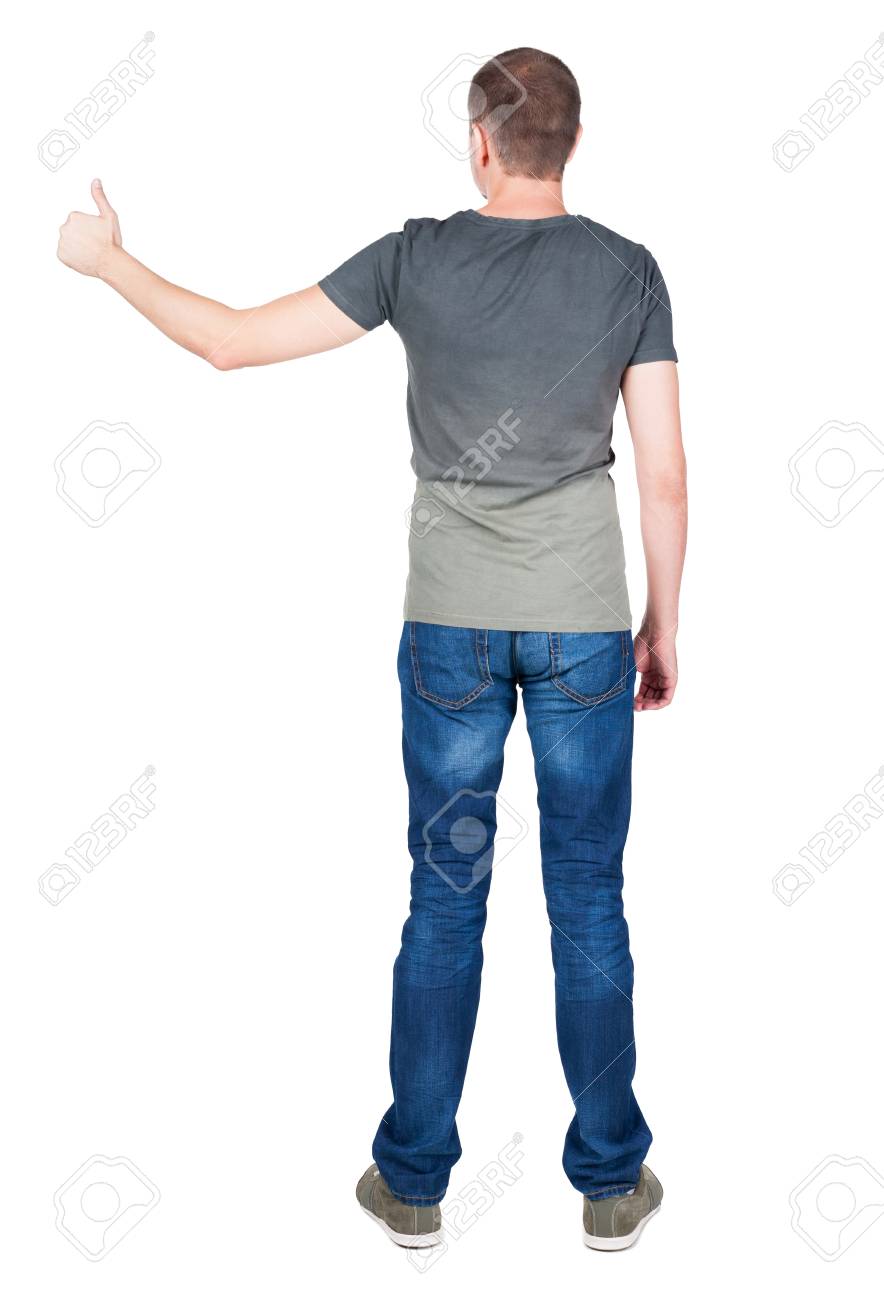 T シャツの男の後ろ姿 親指が現れます リア人のコレクションを表示します 人の裏面表示 白い背景に分離されました の写真素材 画像素材 Image T シャツの男の後ろ姿 親指が現れます リア人のコレクションを表示します 人の裏面表示 白い背景に分離されました の写真素材 画像素材 Image