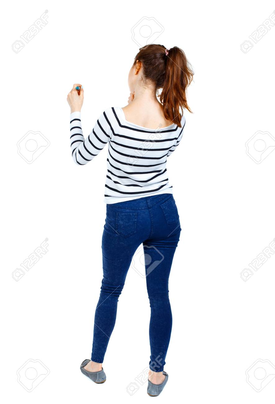 pull ecriture dans le dos