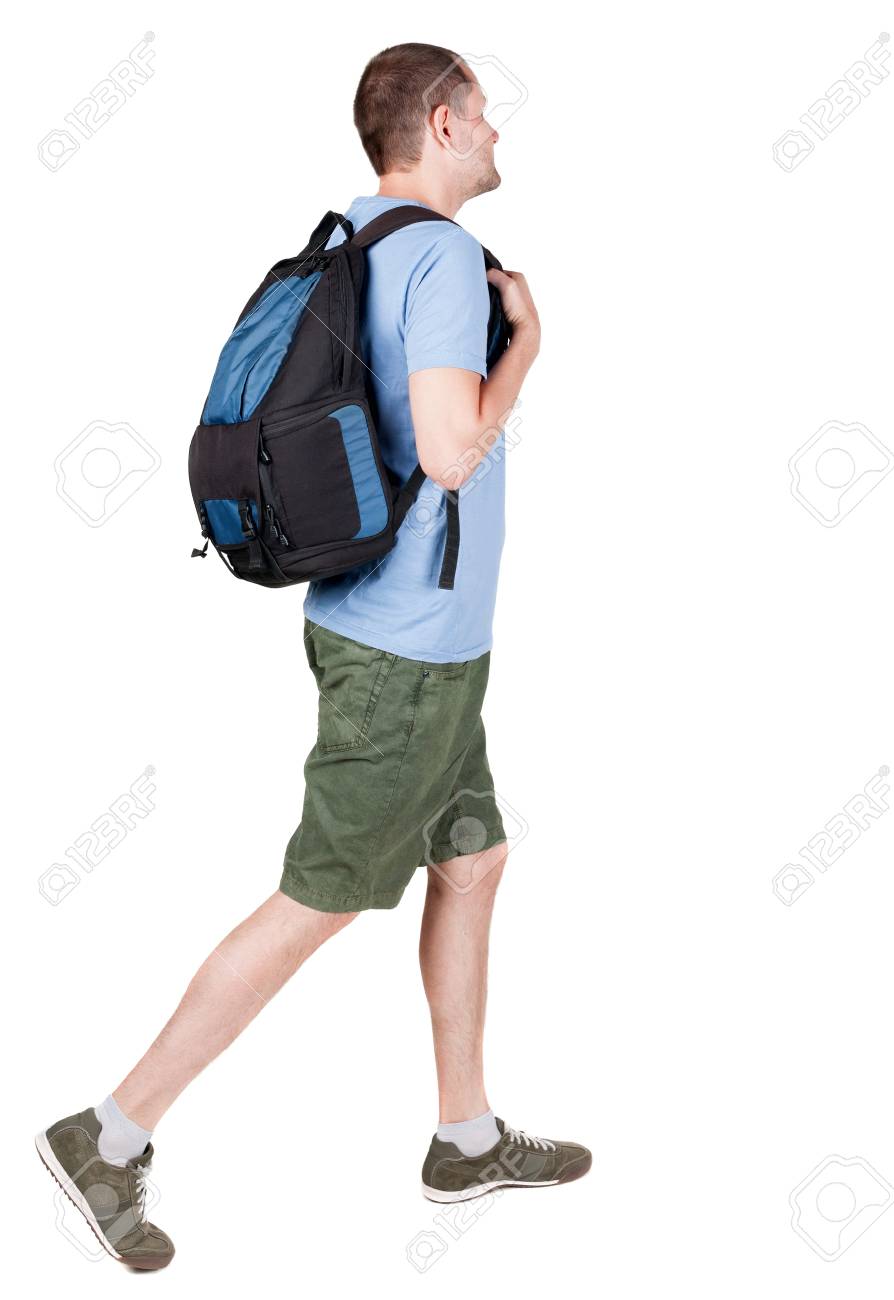 man with rucksack