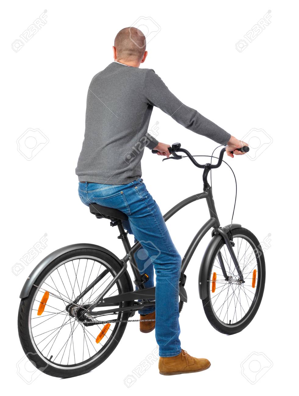 Bicycle rear sales view