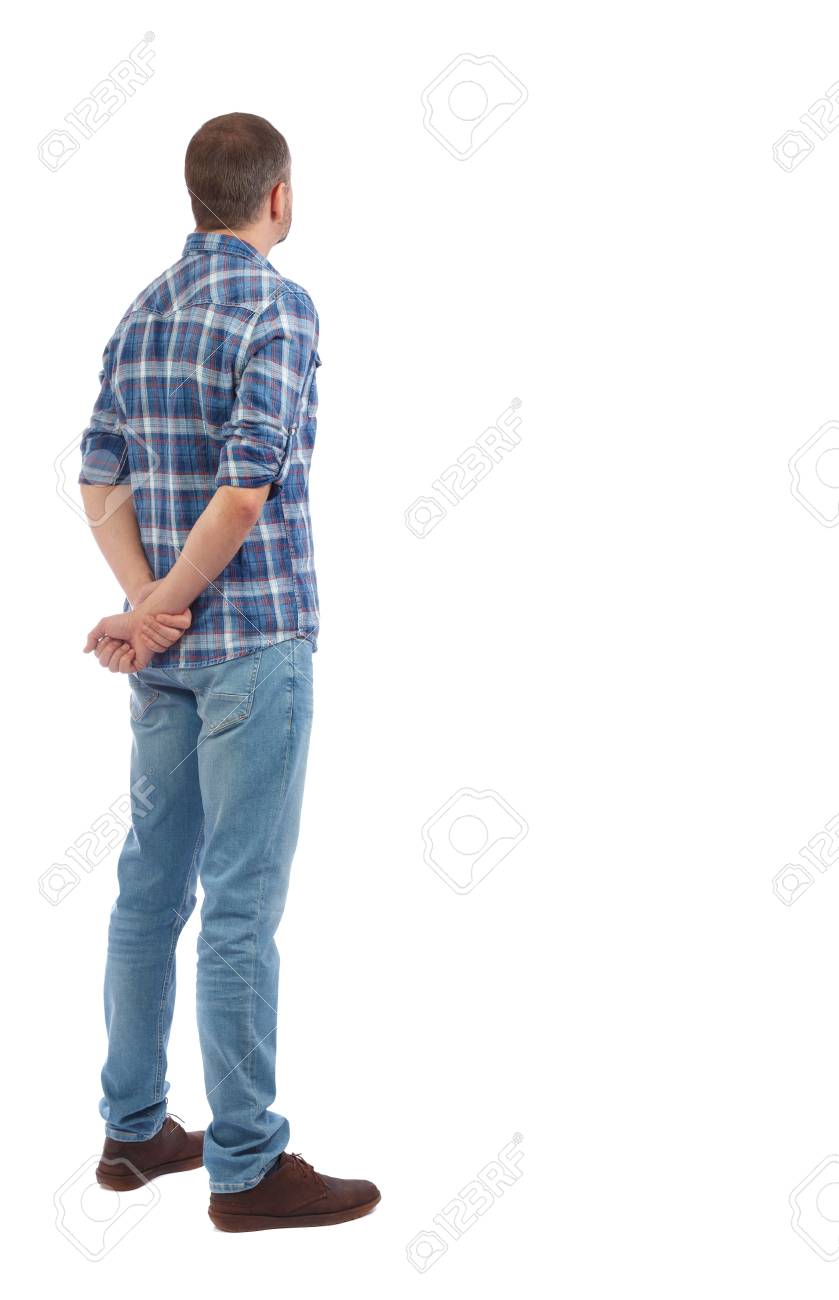 back view of man