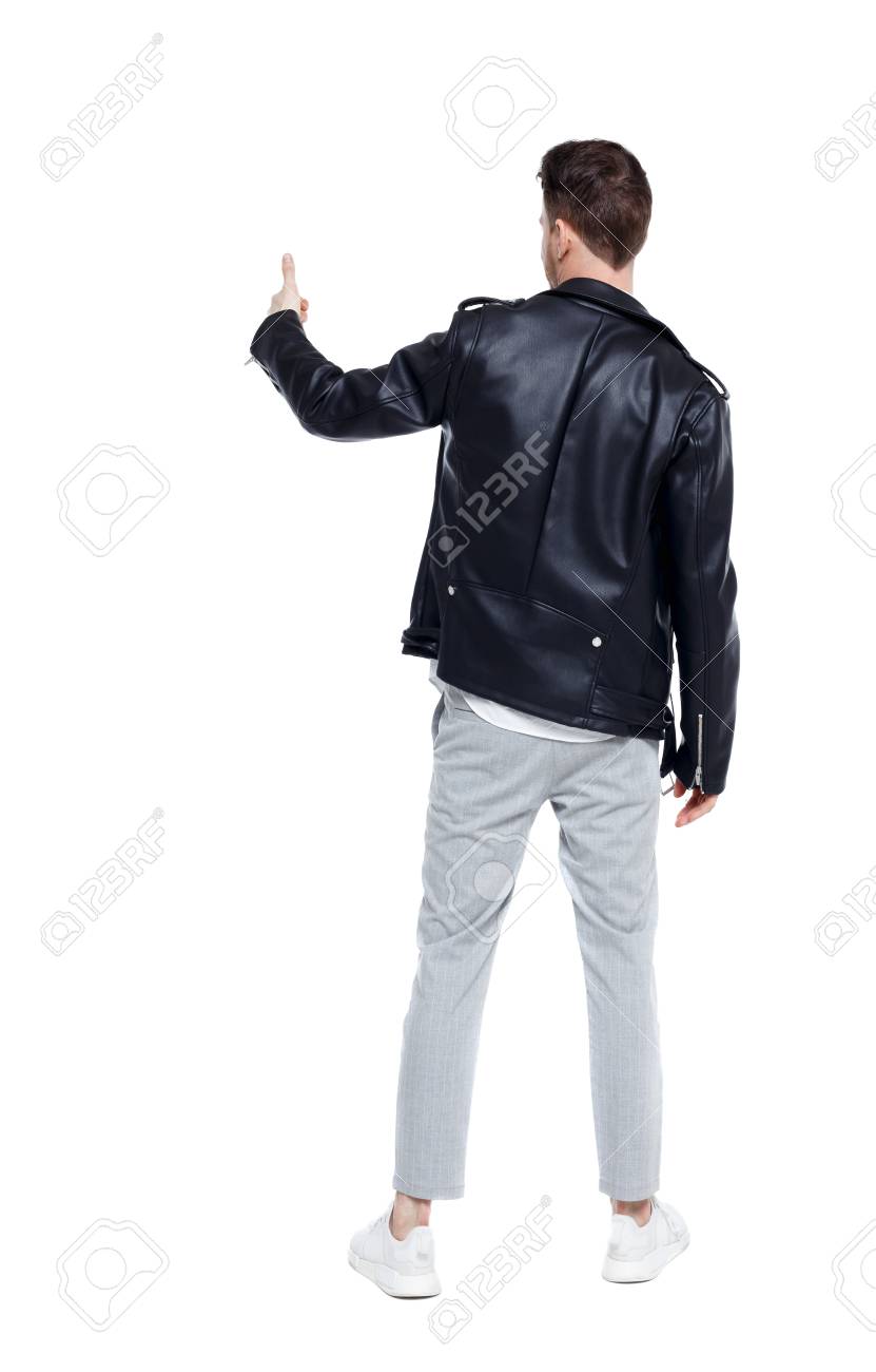 man in jacket image