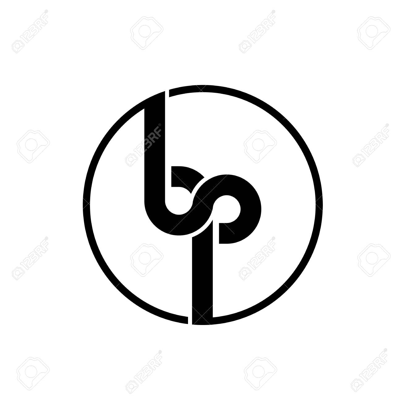 Bp Initial Logo Vector Royalty Free Cliparts Vectors And Stock Illustration Image 130847745