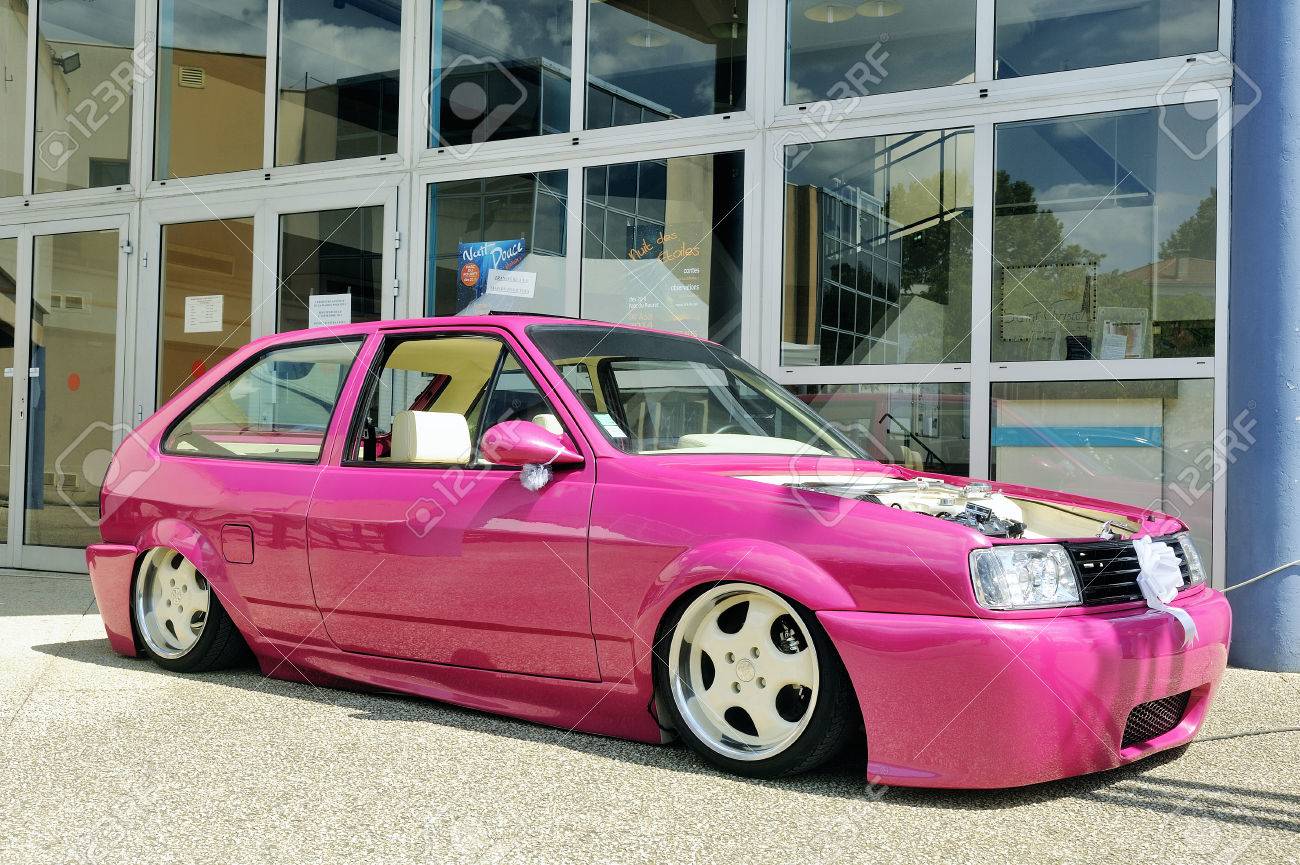 Car Tuning Exhibition In Saint-Christole-les-Ales In The French Department  Of Gard Porn Stock Photo, Picture and Royalty Free Image. Image 30427202.