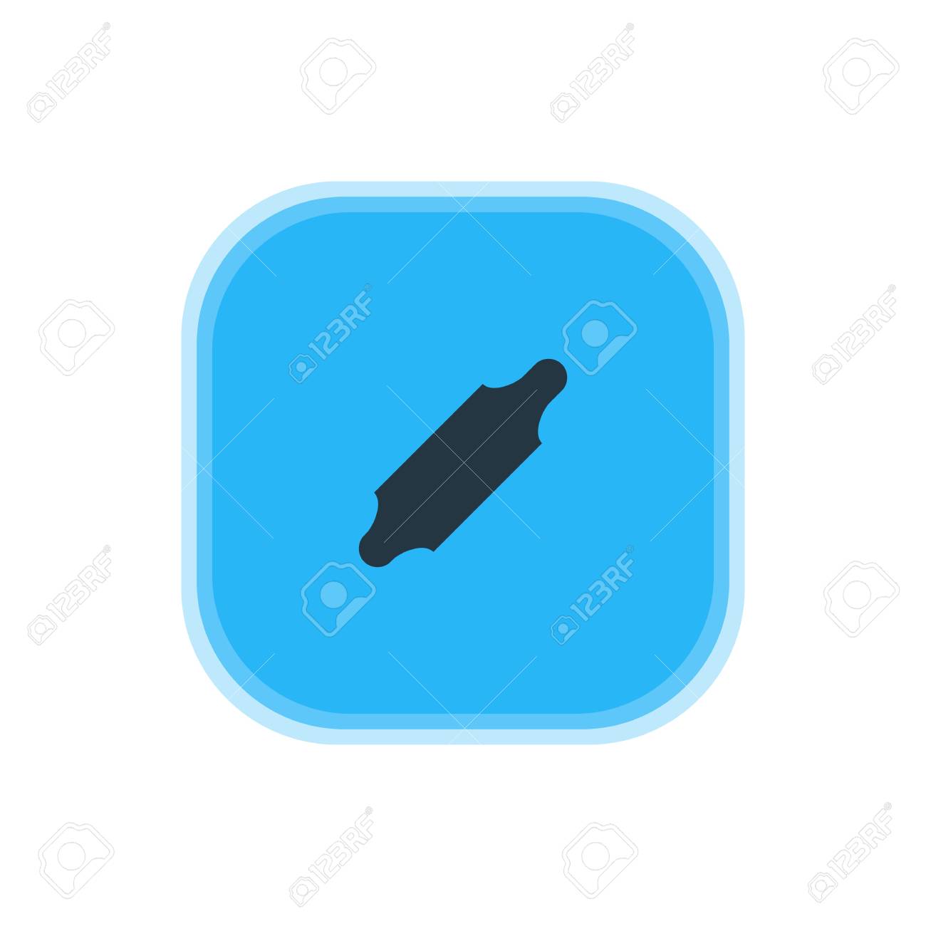 Illustrazione Dell\'icona Del Mattarello. L\'elemento Bellissimo Da ... Illustrazione Dell\'icona Del Mattarello. L\'elemento Bellissimo Da ...
