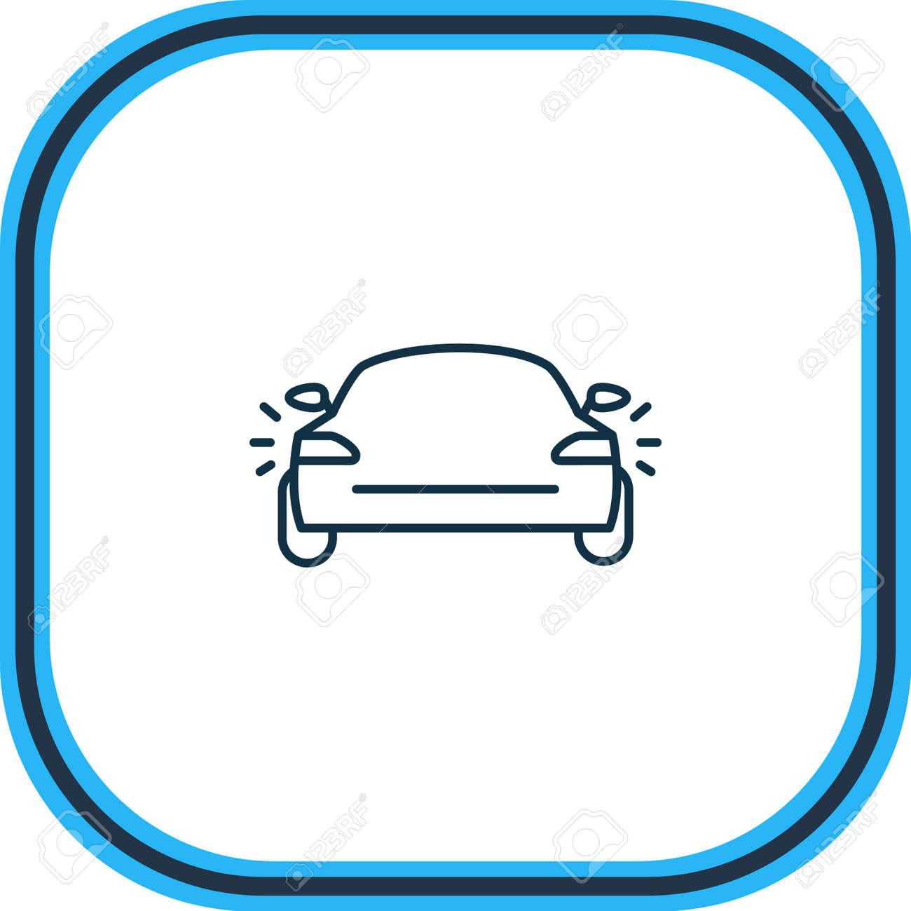 illustration of tail light icon line. Beautiful vehicle element also can be used as headlights icon element. - 157462674 illustration of tail light icon line. Beautiful vehicle element also can be used as headlights icon element. - 157462674