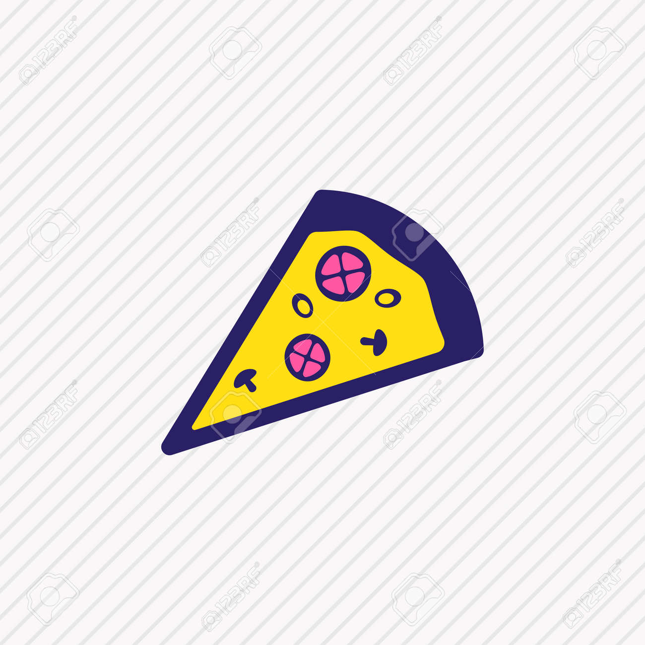 illustration of pizza slice icon colored line. Beautiful eating element also can be used as pizzeria icon element. - 157462678 illustration of pizza slice icon colored line. Beautiful eating element also can be used as pizzeria icon element. - 157462678
