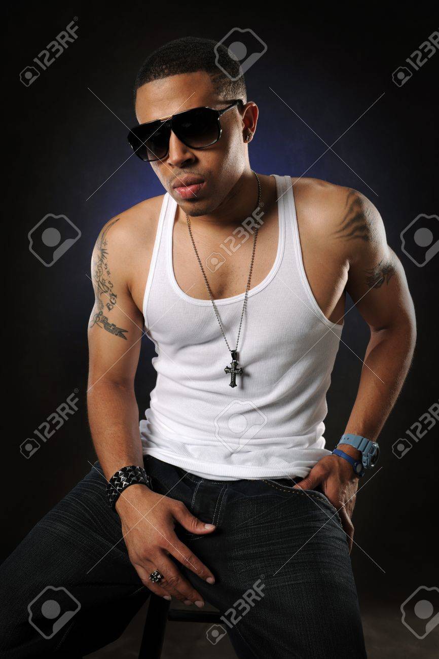 Hip Portant De Soleil Homme Portrait Lunettes D'afrique Américain NwX0n8OPkZ