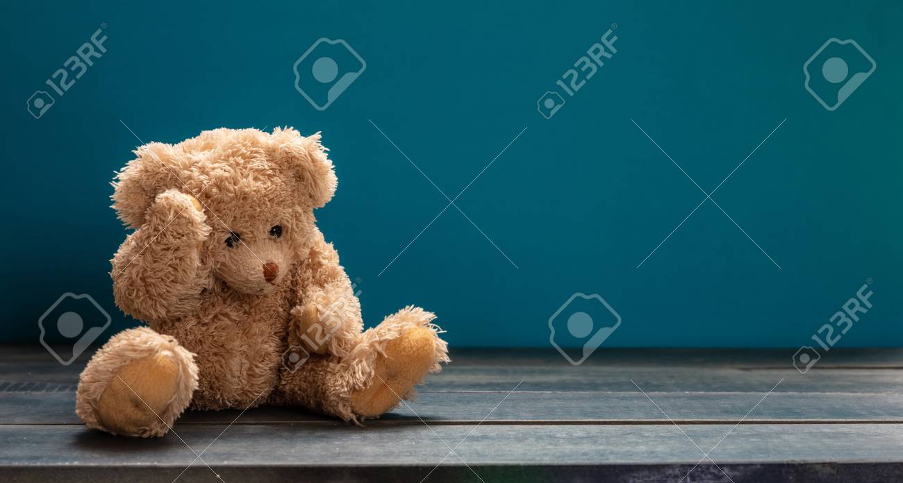 teddy bear sad