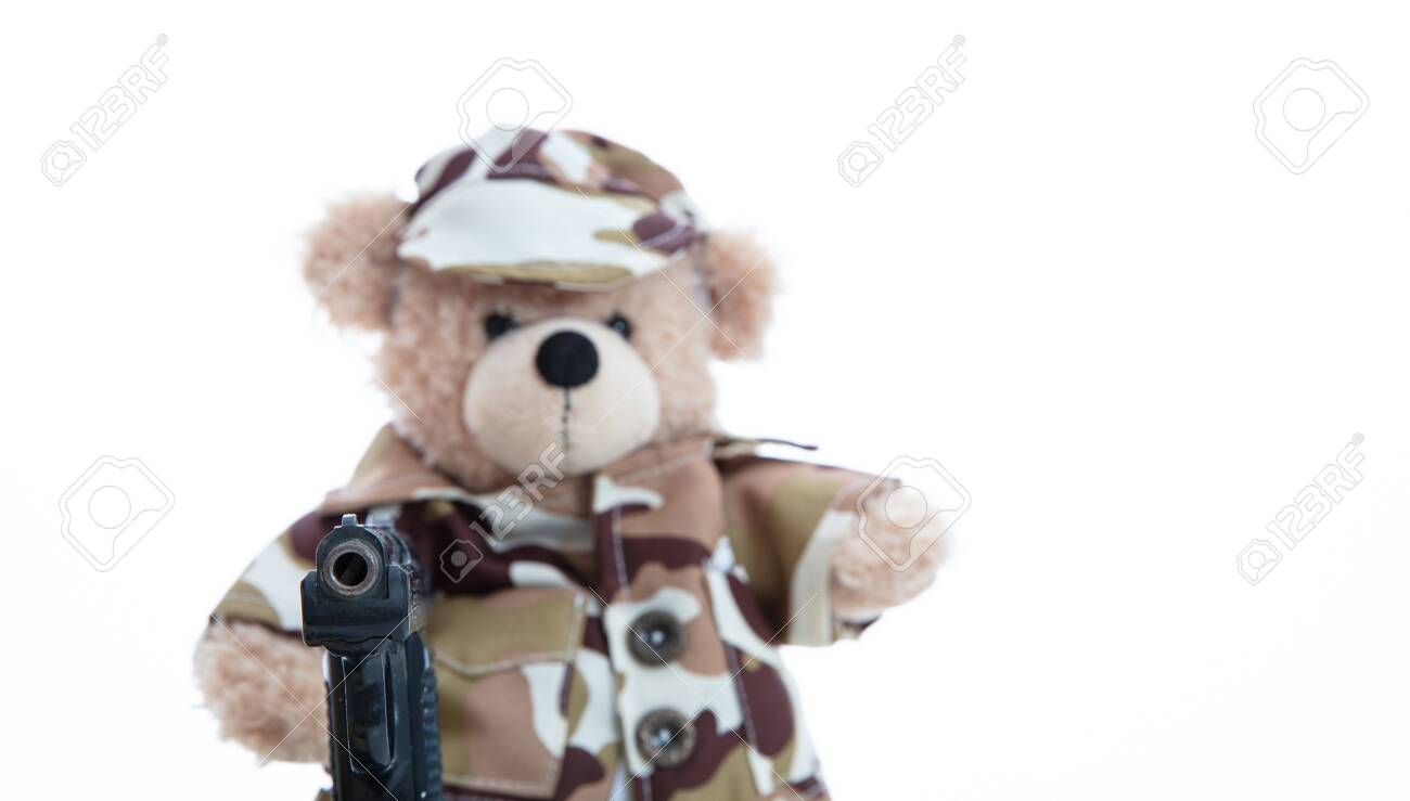 soldier teddy bear