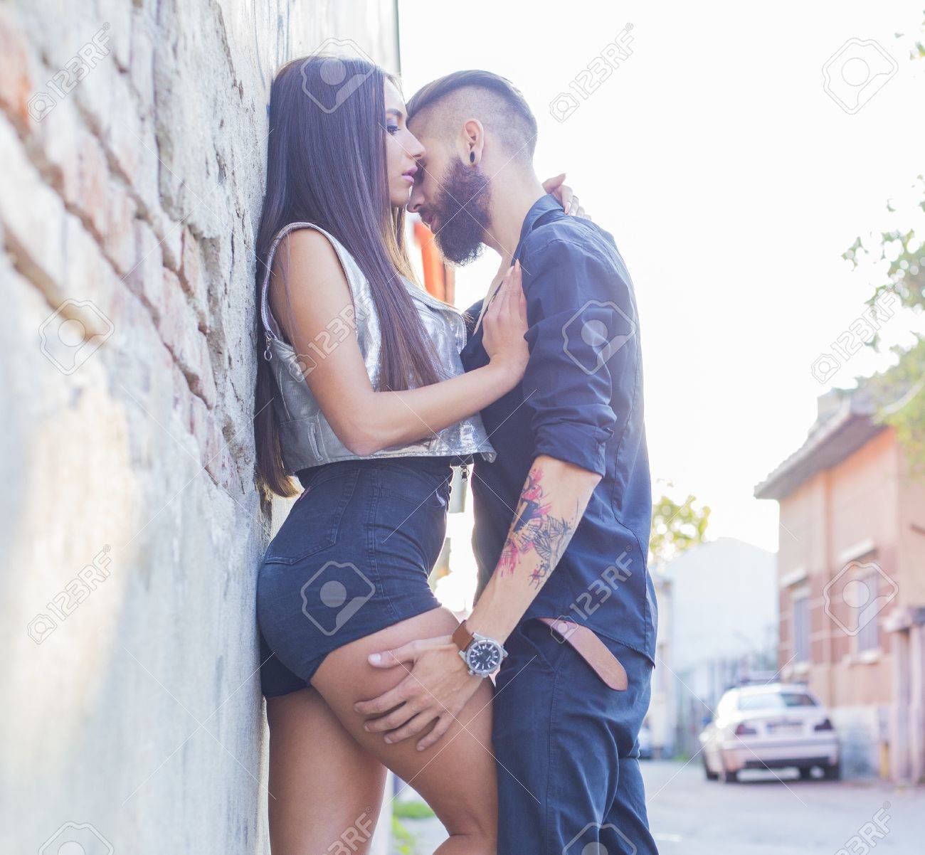 Young lovers having their romantic moment - 54482593 Young lovers having their romantic moment - 54482593