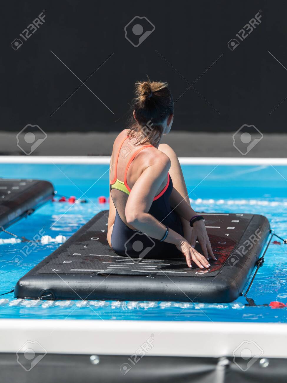 floating fitness mat