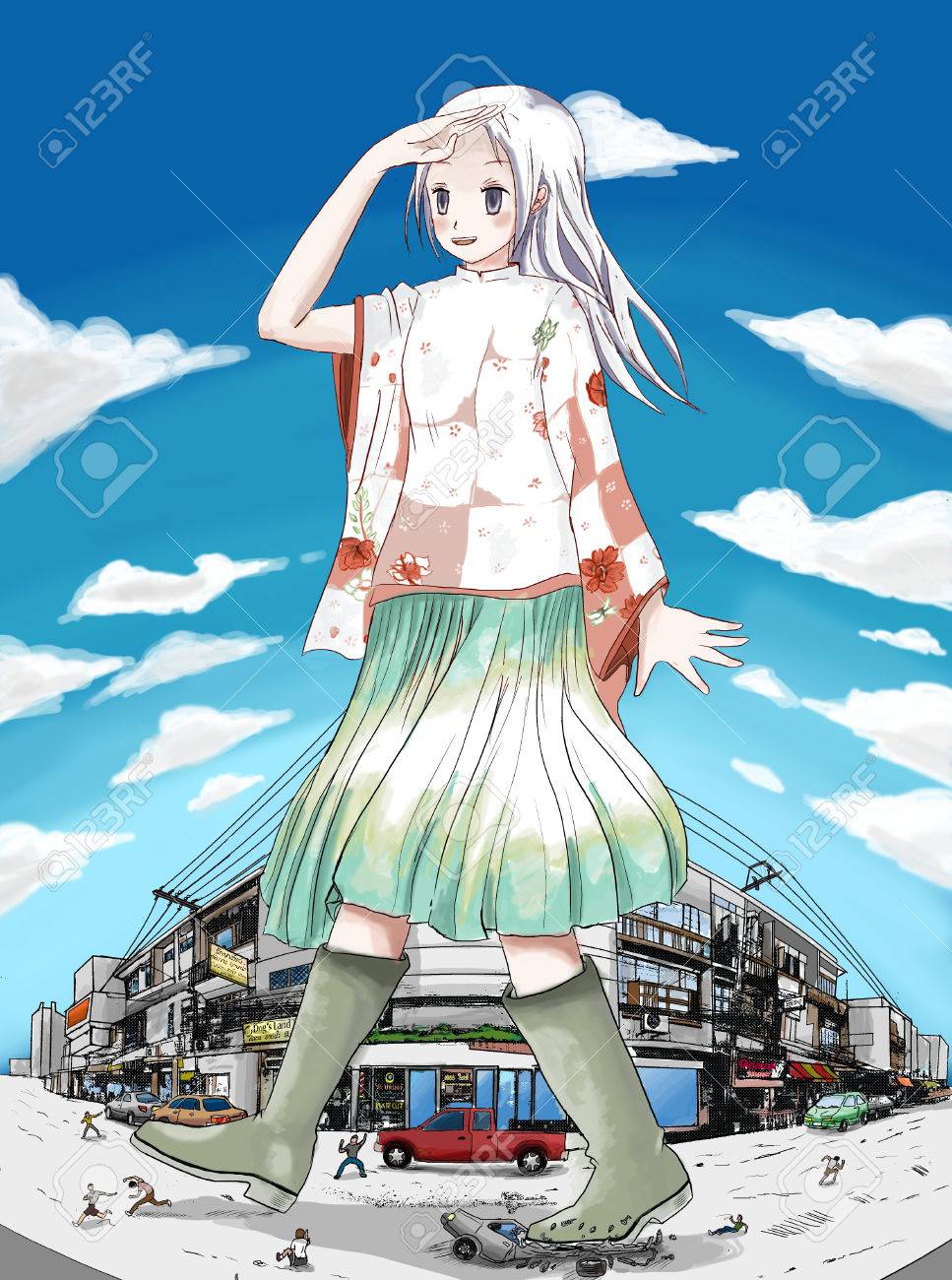 Ein schwarzer Riese für das brünette Girl Ein schwarzer Riese für das brünette Girl