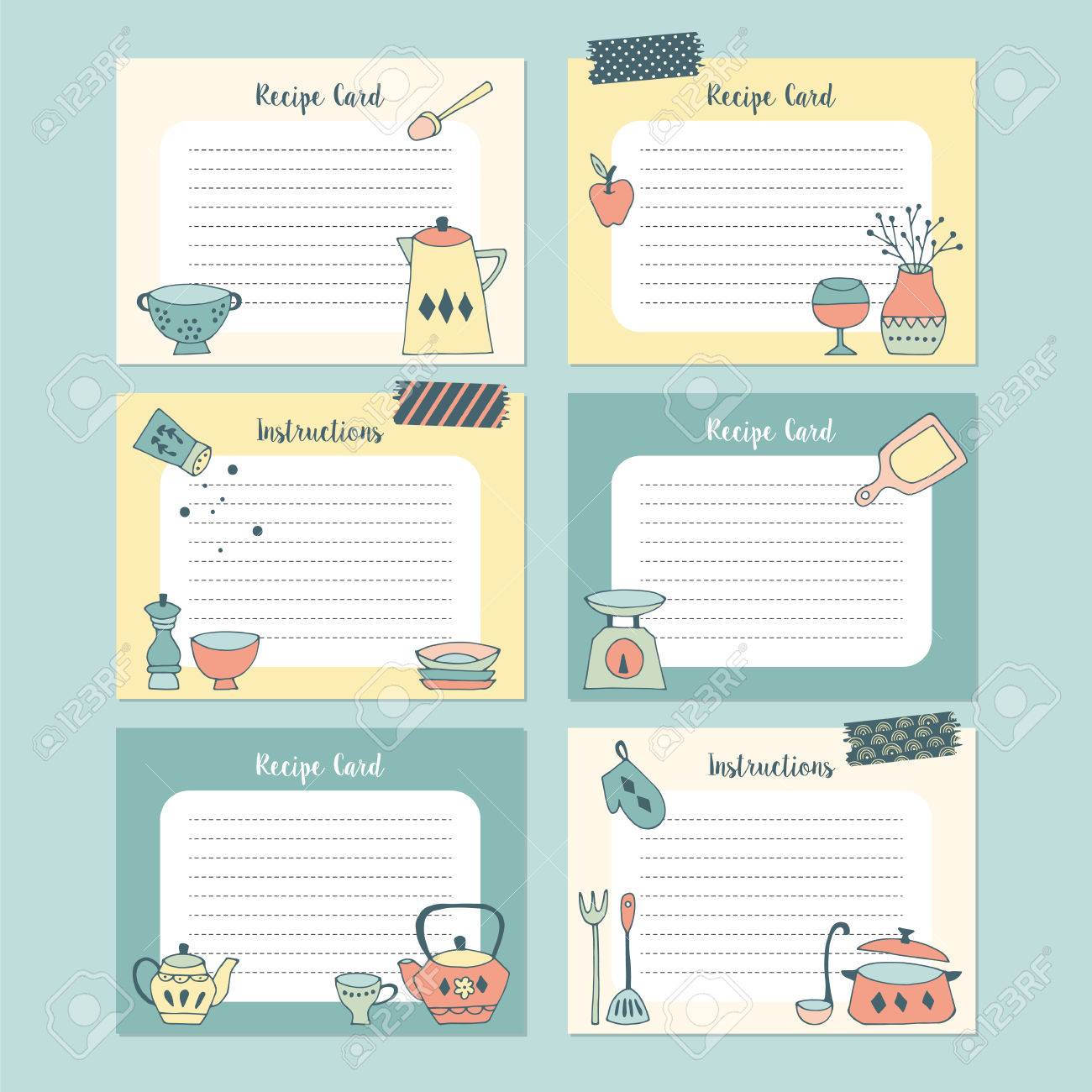 pictures of recipe cards