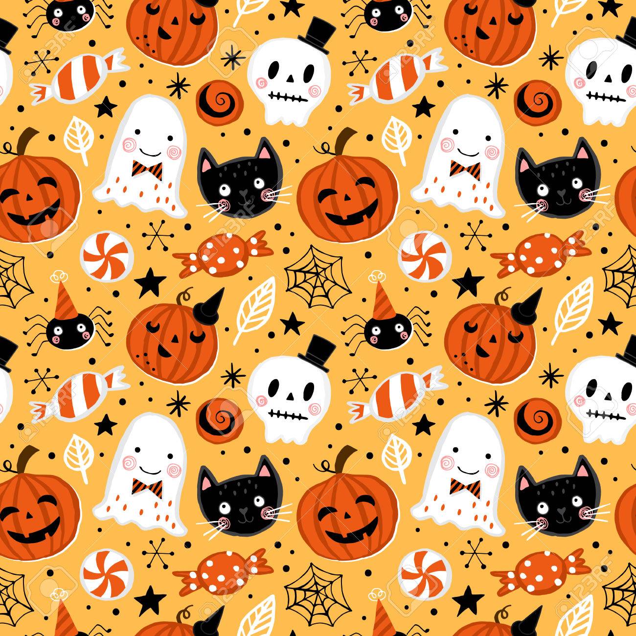 Fond D Ecran De Fond Sans Fin De Halloween Avec Elements De Dessin A La Main Citrouille Fantome Chat Et Crane Illustration Vectorielle Clip Art Libres De Droits Vecteurs Et Illustration Fond D Ecran De Fond Sans Fin De Halloween Avec Elements De Dessin A La Main Citrouille Fantome Chat Et Crane Illustration Vectorielle Clip Art Libres De Droits Vecteurs Et Illustration