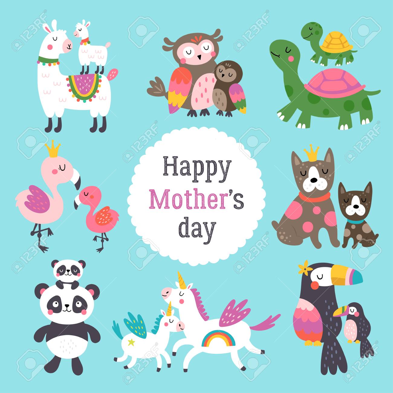 Mother S Day Cute Animals Set With Mother And Her Child Childish Print For Cards Stickers Apparel And Nursery Decoration Royalty Free Cliparts Vectors And Stock Illustration Image Mother S Day Cute Animals Set With Mother And Her Child Childish Print For Cards Stickers Apparel And Nursery Decoration Royalty Free Cliparts Vectors And Stock Illustration Image