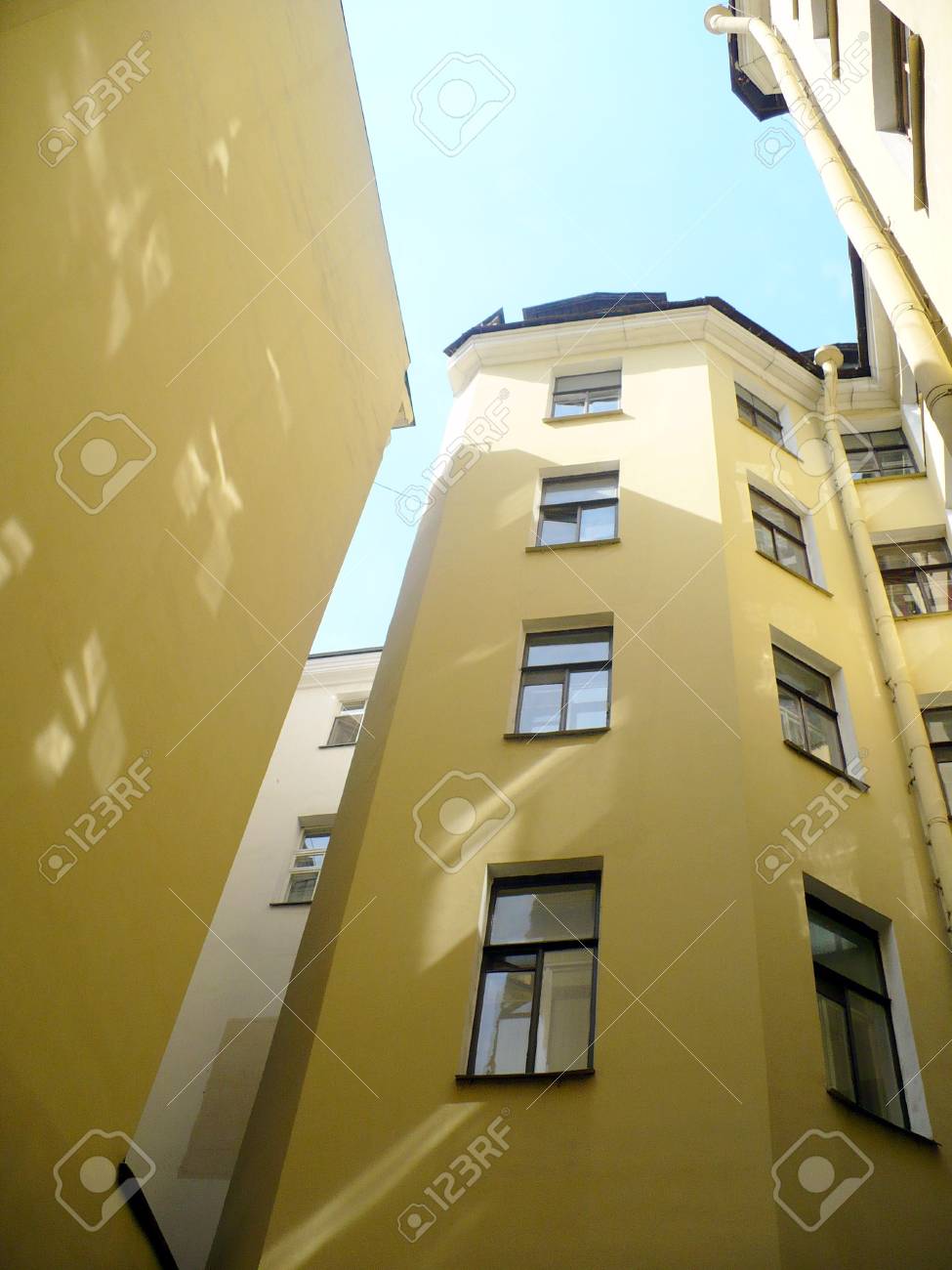 Russia Saint Petersburg Nevsky Prospekt Courtyard Well Stock Photo Picture And Royalty Free Image Image