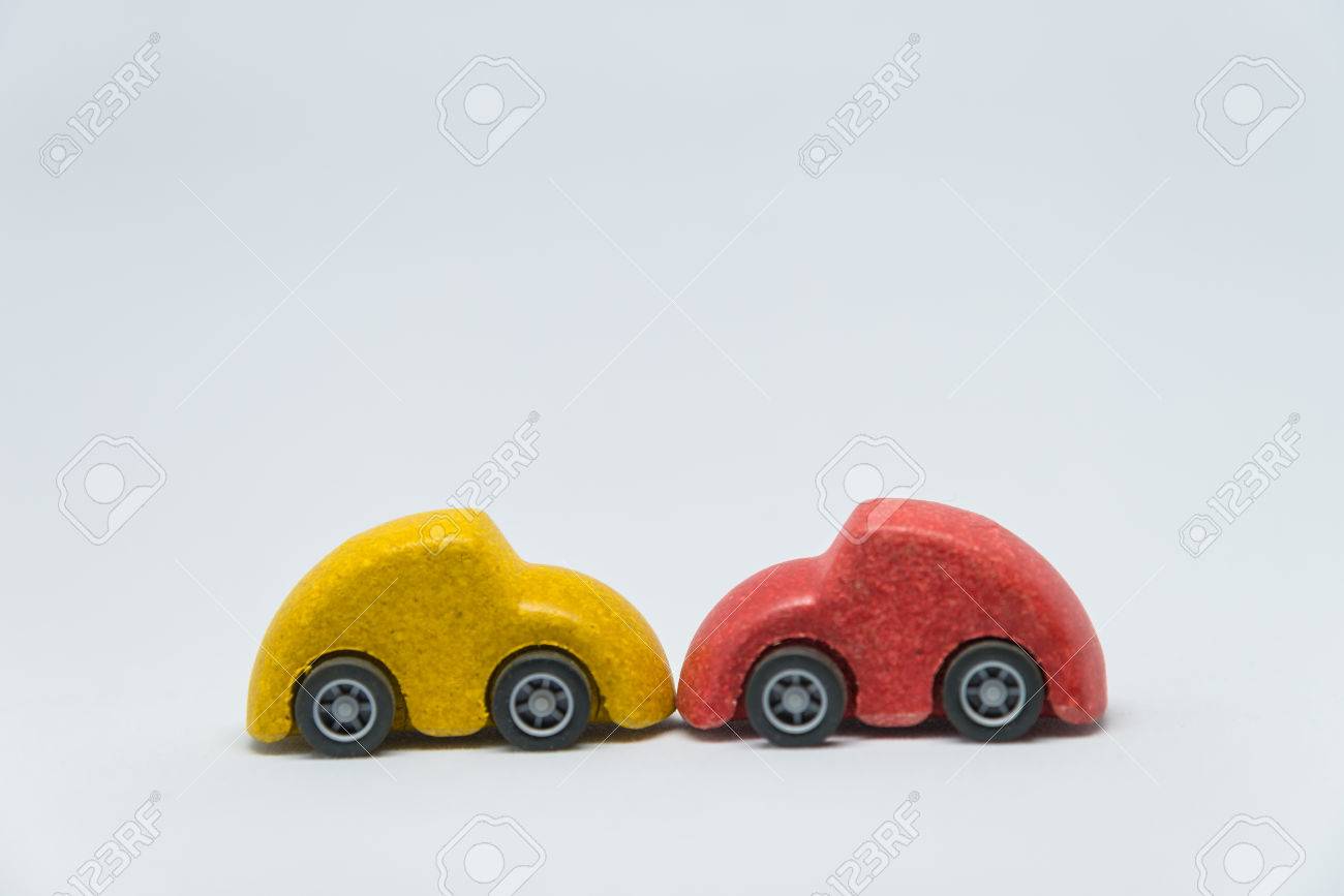 red and yellow toy car