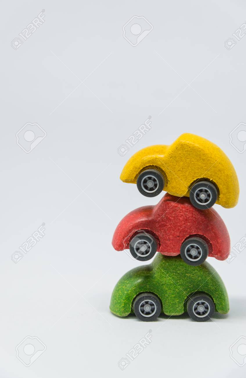 red and yellow toy car