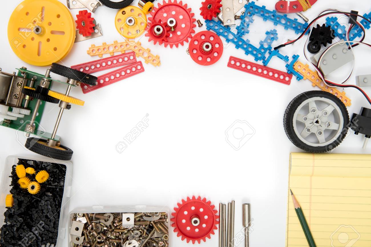 STEM or DIY science Kit set white background. - 94201890 STEM or DIY science Kit set white background. - 94201890