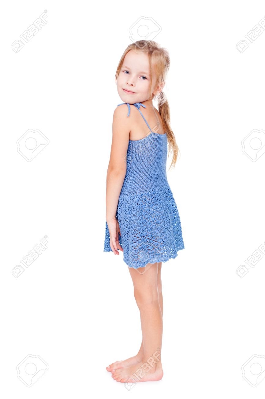 little girl blue dress