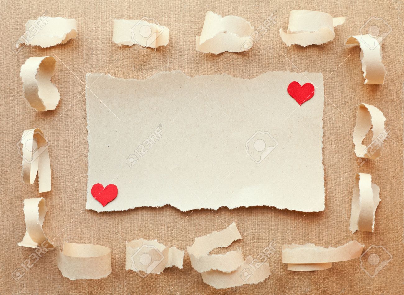 handmade card from paper