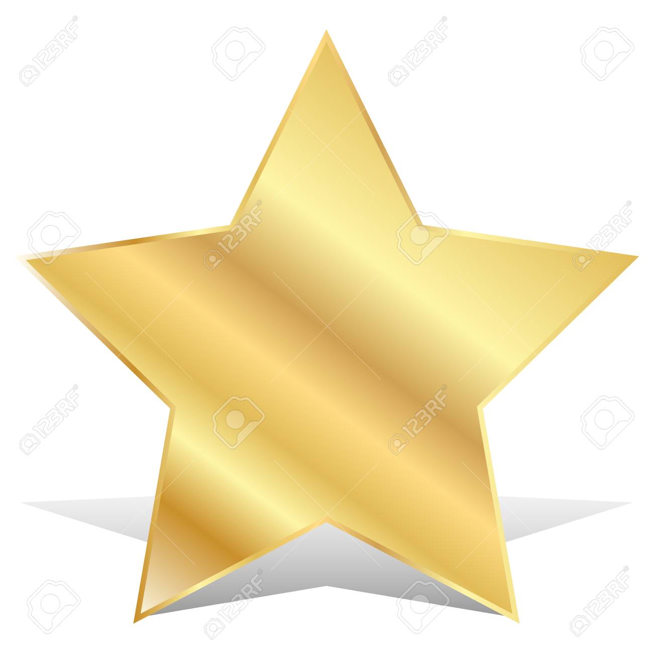 ゴールドのベクトル イラスト星します のイラスト素材 ベクタ Image