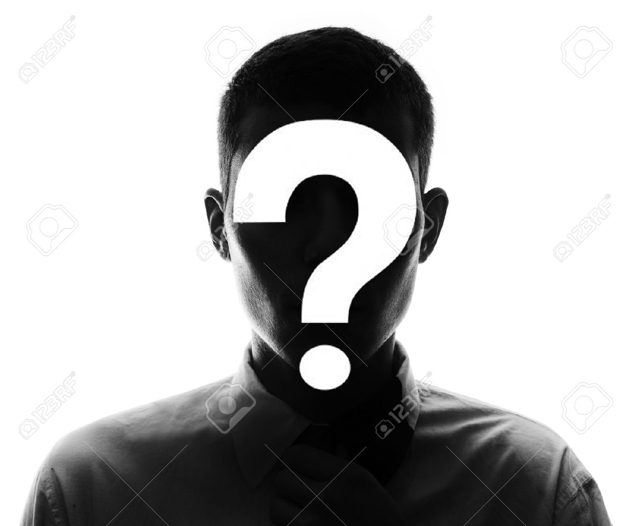 Silhouette Male Personne Inconnue Notion Banque D Images Et Photos Libres De Droits Image