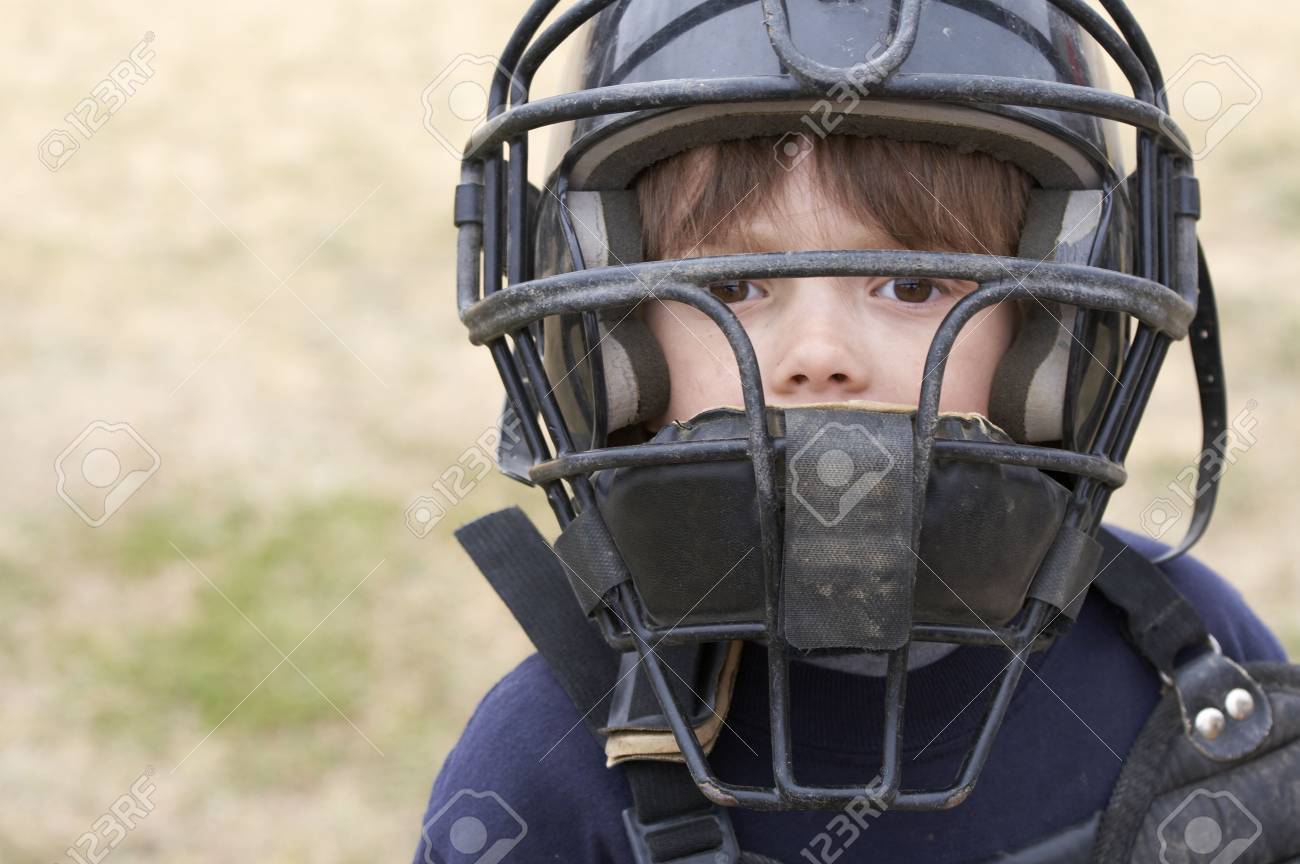Download A Young Boy In Baseball Catchers Mask Stock Photo Picture And Royalty Free Image Image 2911240 PSD Mockup Templates