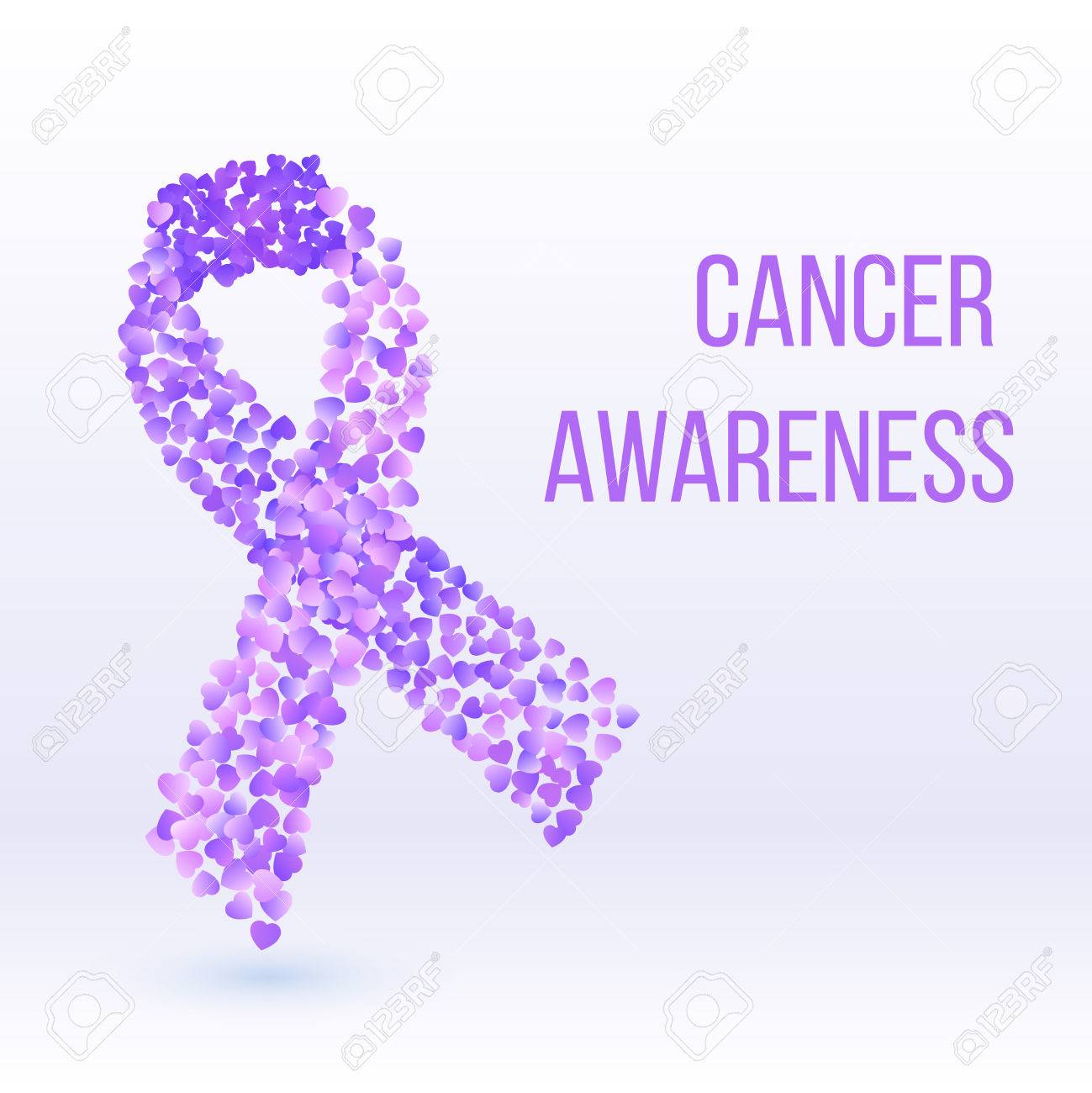 purple ribbon cancer awareness