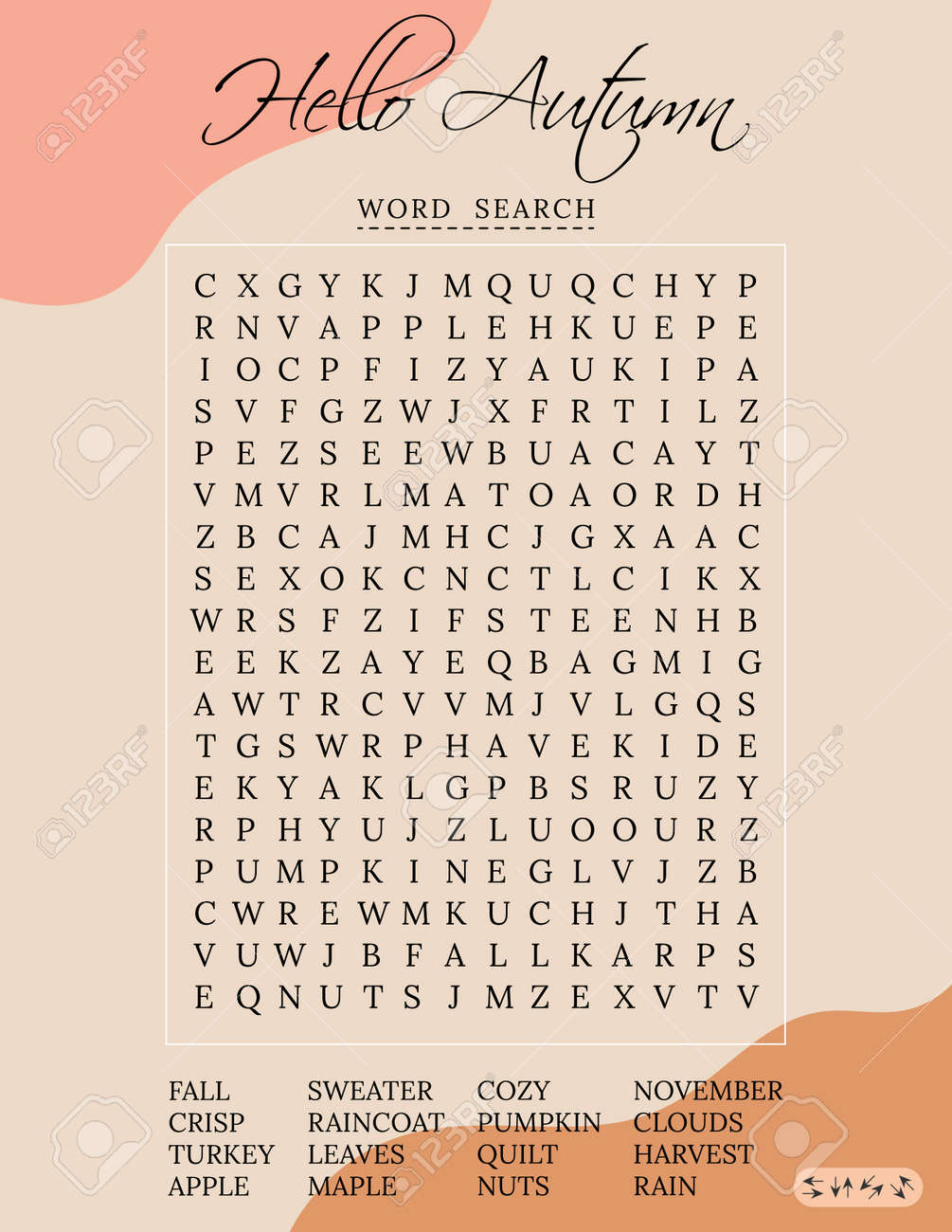 hello-autumn-word-search-puzzle-for-children-or-adults-crossword-game-for-learning-english-words-fun-suitable-for-social-media-post-educational-worksheet-royalty-free-svg-cliparts-vectors-and-stock-illustration-image