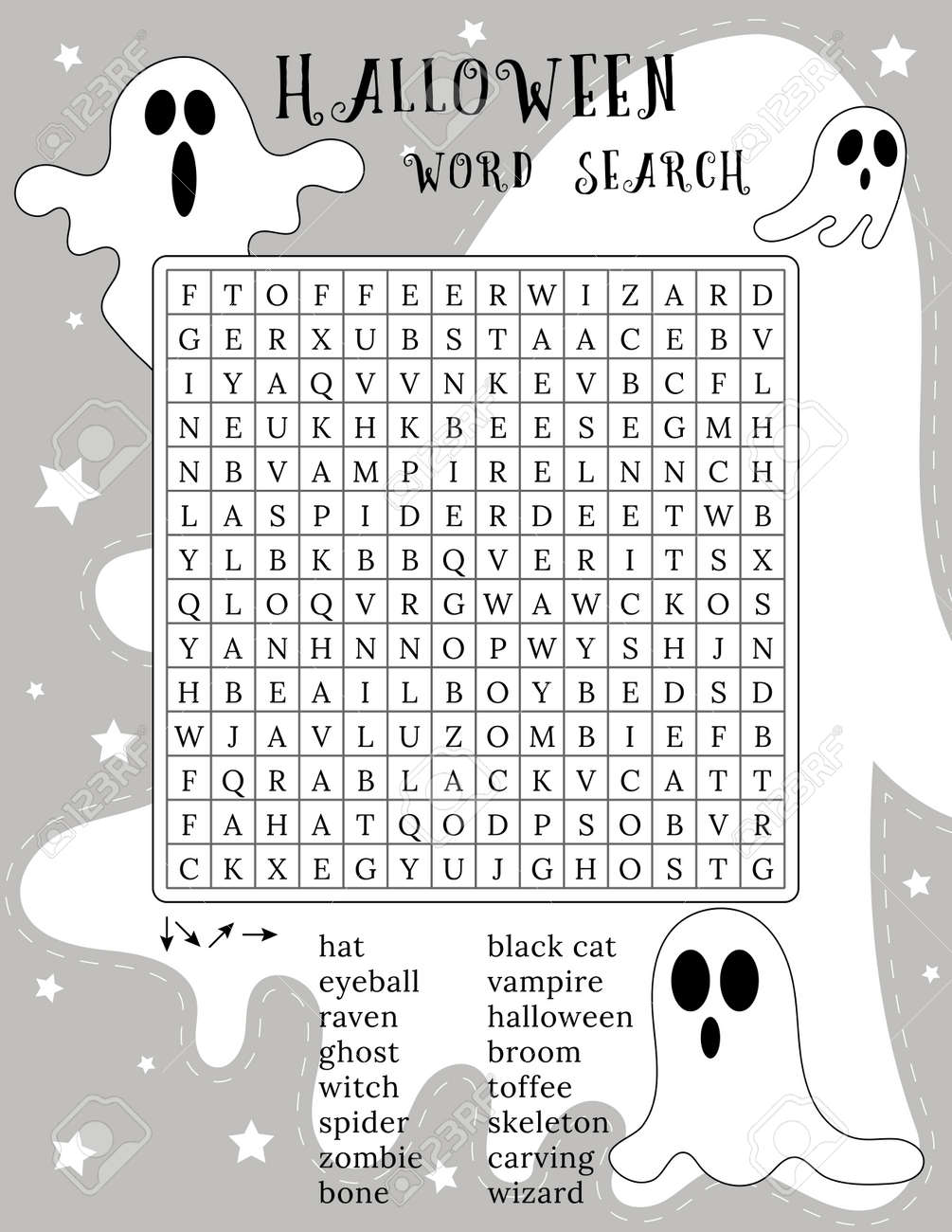 happy-halloween-word-search-puzzle-october-crossword-game-printable-worksheet-for-learning-english-words-autumn-theme-find-16-hidden-words-vector-illustration-with-ghosts-characters-royalty-free-svg-cliparts-vectors-and-stock