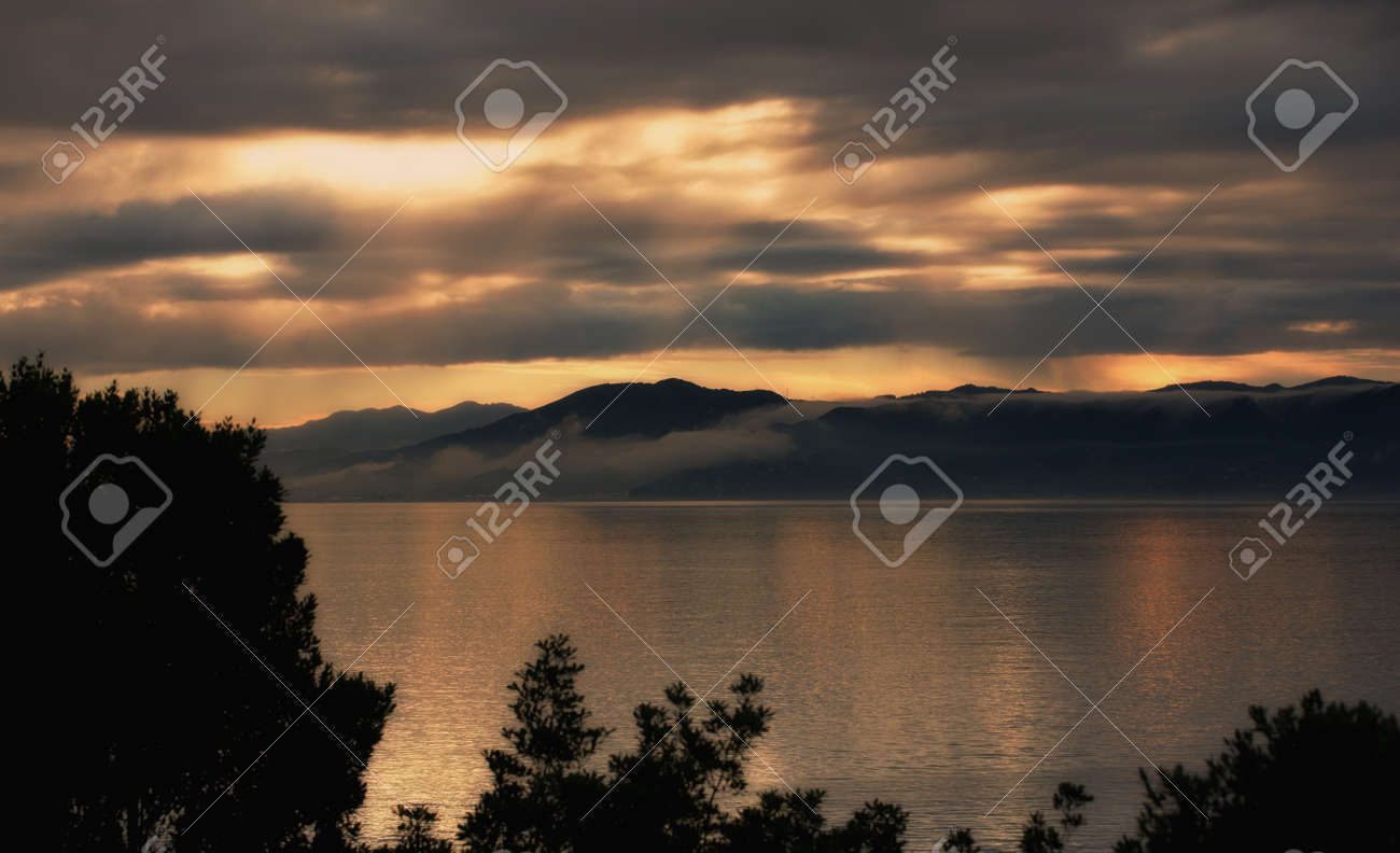 Un Lever De Soleil Photo Wellington Nouvelle Zélande