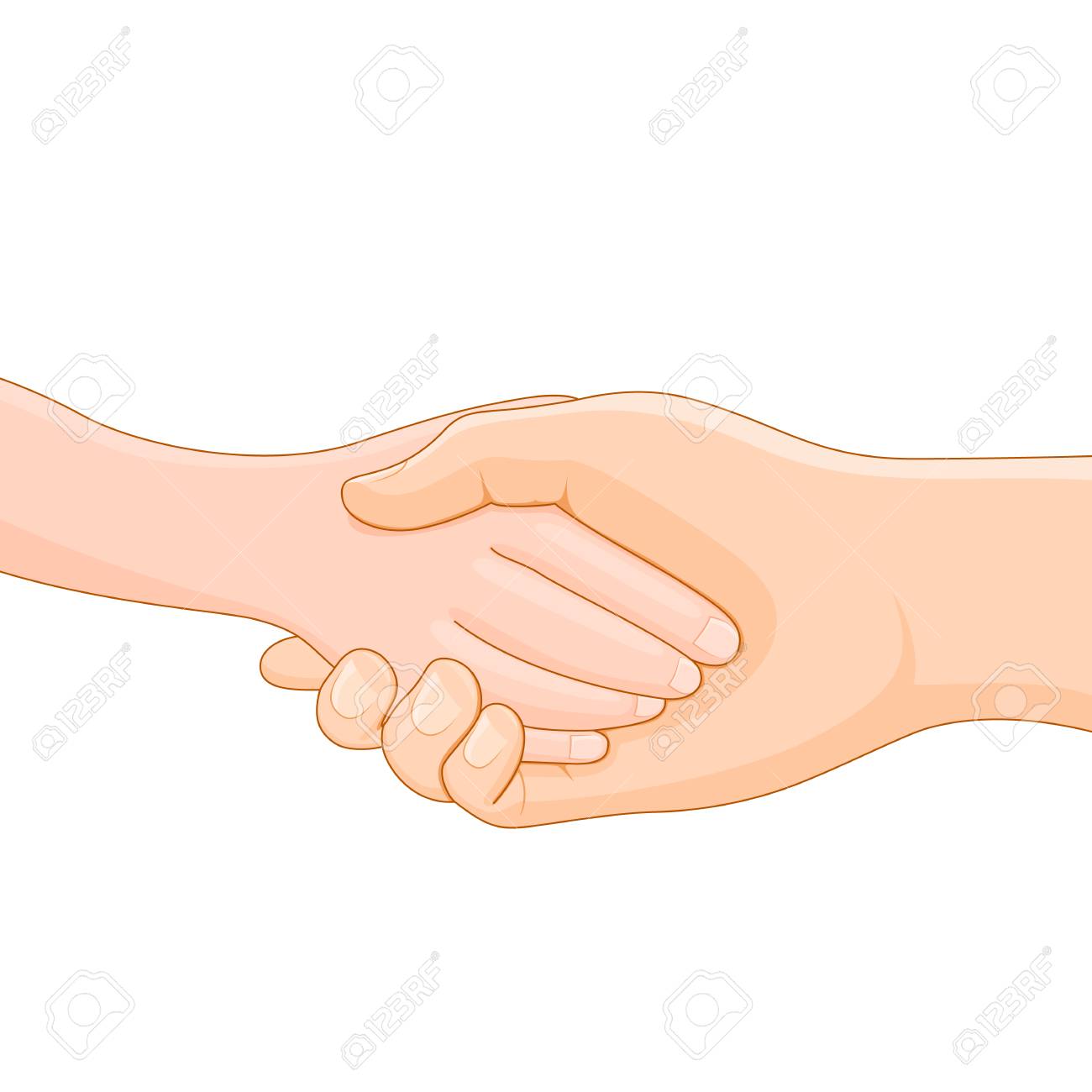 Erwachsene Und Kinder Hand Schutteln Vektor Illustration Isoliert Auf Weissem Hintergrund Lizenzfrei Nutzbare Vektorgrafiken Clip Arts Illustrationen Image 78847747