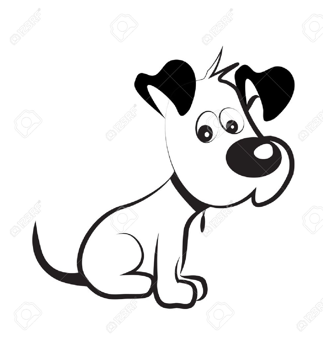 Dog Shy Terrier Silhouette Vector Royalty Free SVG, Cliparts, Vectors, and  Stock Illustration. Image 17114313., image size:1235x1300