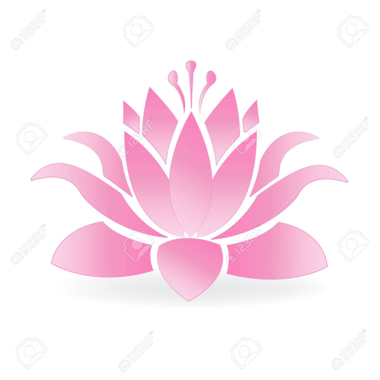 lotus blossom flower logo