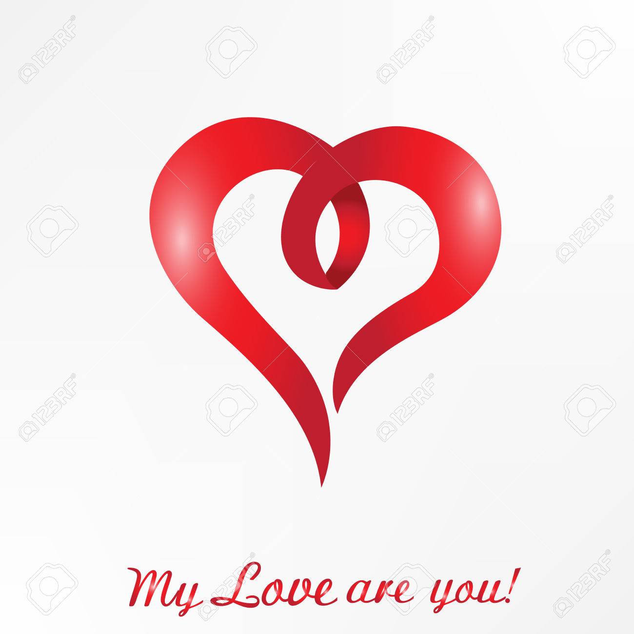 Heart Love With Words Text My Love Are You Logo Id Card Royalty Free Cliparts Vectors And Stock Illustration Image 86784987