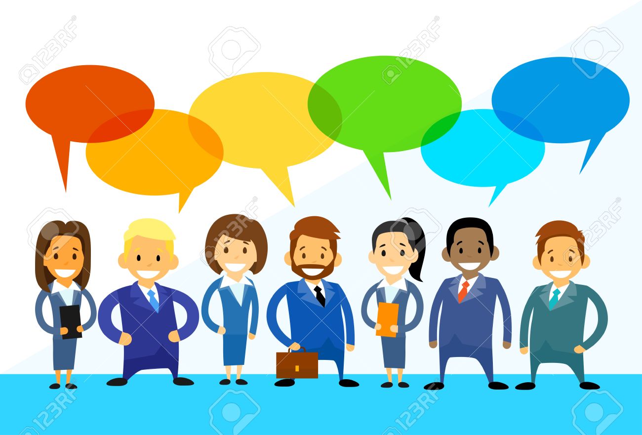business cartoon people group