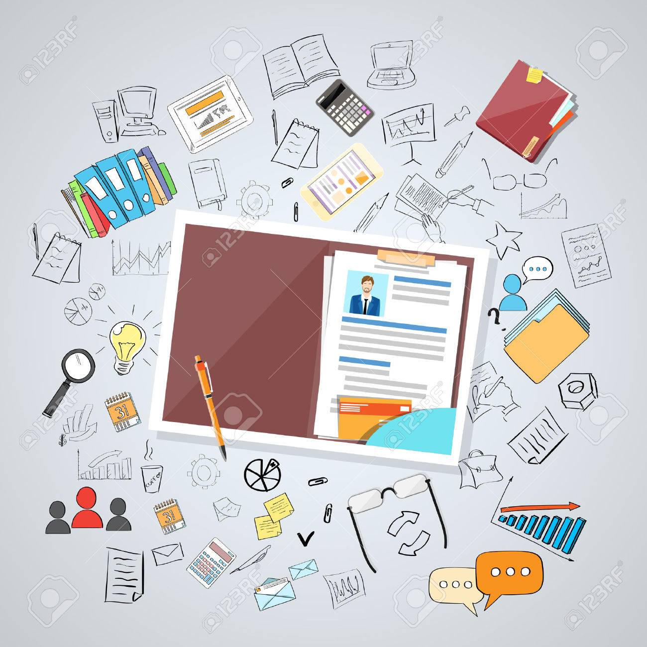 Documentos De Recursos Humanos Curriculum Vitae Reclutamiento ...