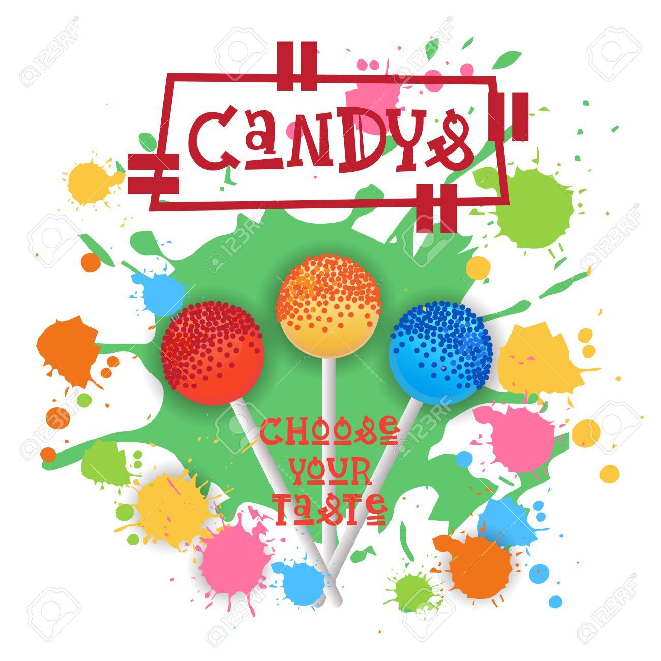 candys lolly dessert colorful