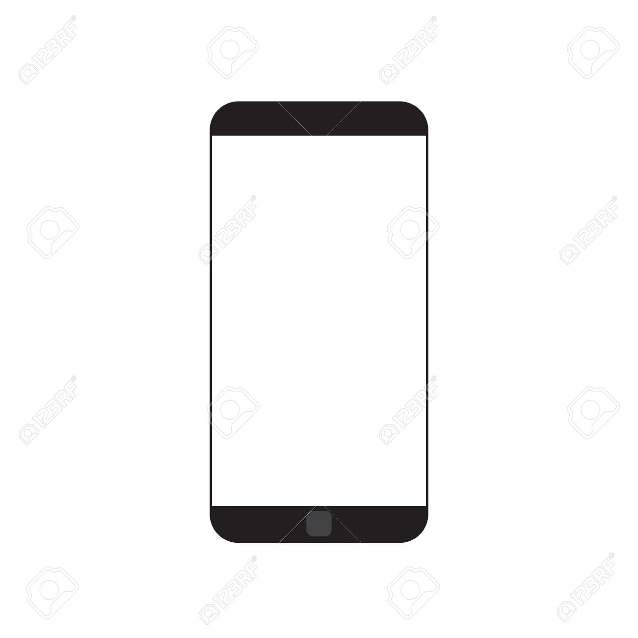 白い空の画面分離ベクトルイラストを持つ現代のスマートフォン のイラスト素材 ベクタ Image 白い空の画面分離ベクトルイラストを持つ現代のスマートフォン のイラスト素材 ベクタ Image
